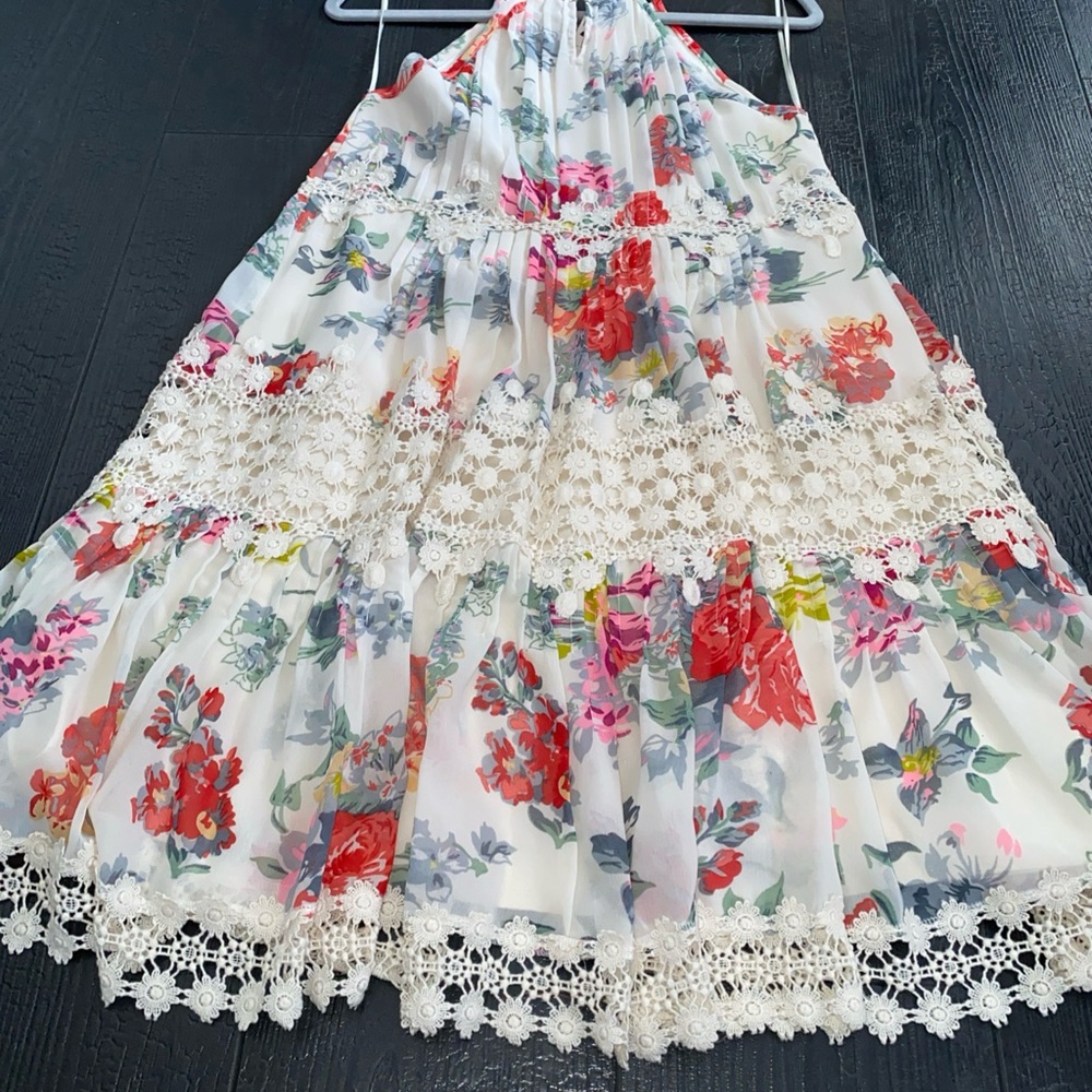 Ranna Gill Anthropologie Dress Floral Small NWT - Picture 5 of 13